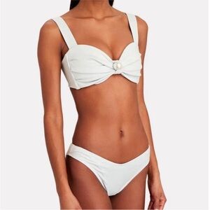 Montce Pearl Added Coverage Lulu (Zig-Zag Stitch) Bikini Bottom